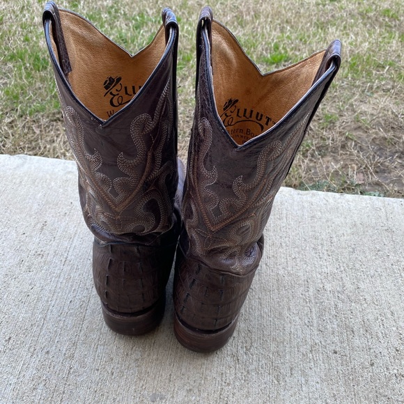 Men’s Crocodile Cowboy Boots - Picture 4 of 5